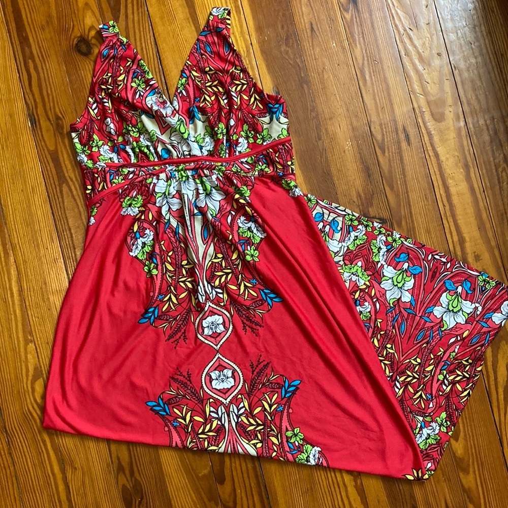 New Directions Petite EUC Maxi Dress